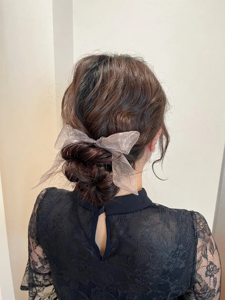ヘアアレンジ ヘアセット サソウ ユリエ🥥のヘアスタイル