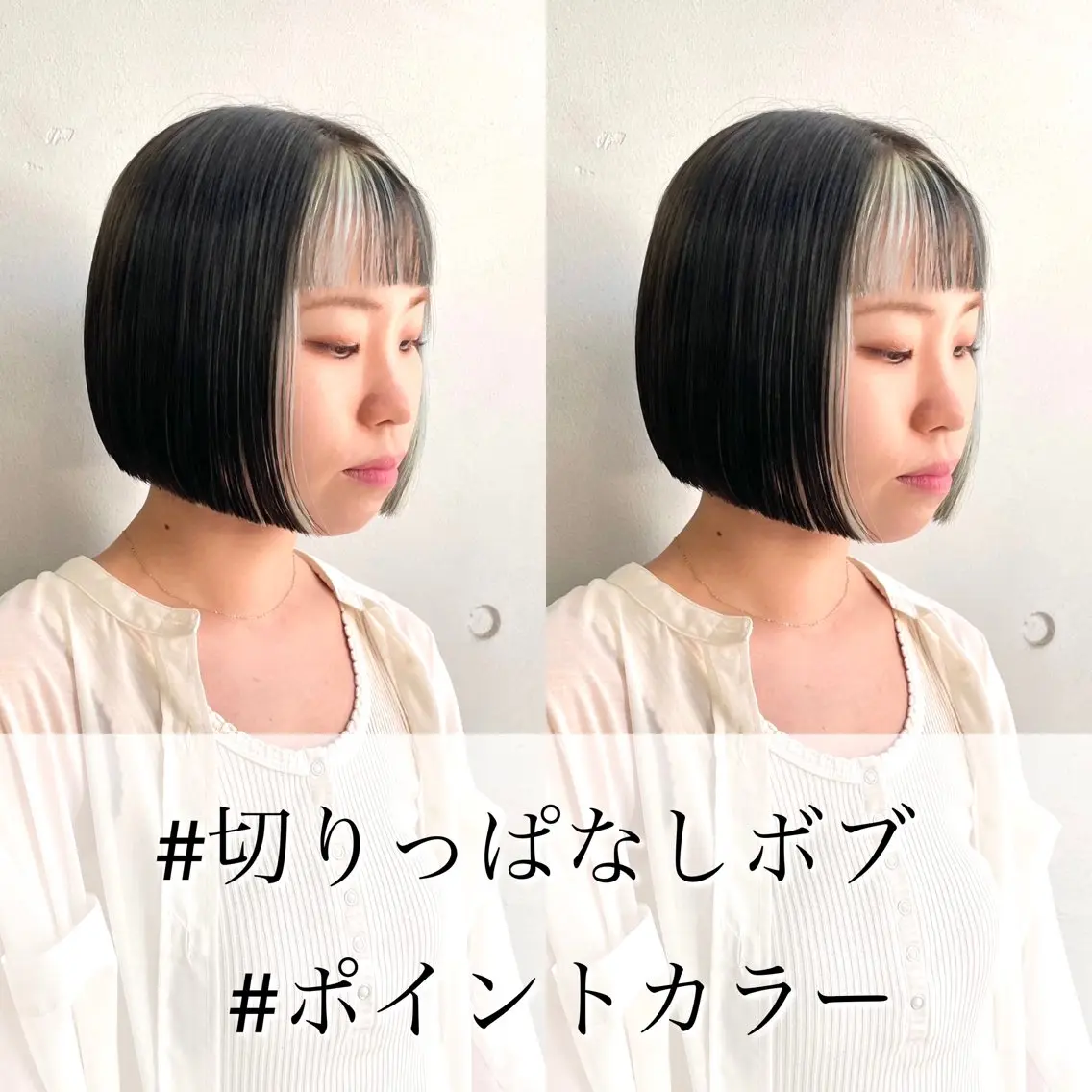 ショート カラー ショート/ボブ/ 透明感カラー/ほのかのヘアスタイル