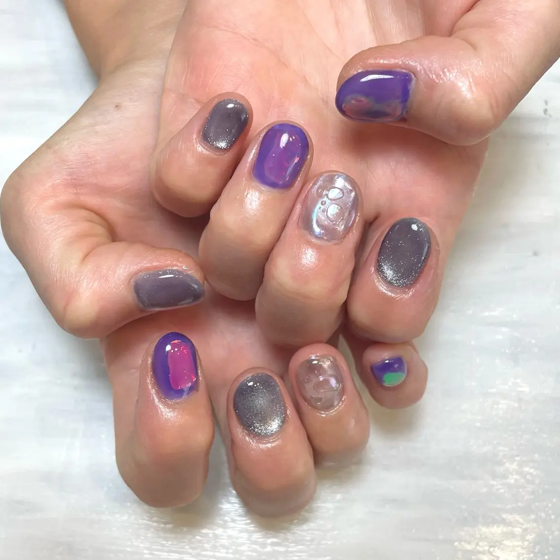 ネイル マグネットネイル Nail Room uimのネイルデザイン