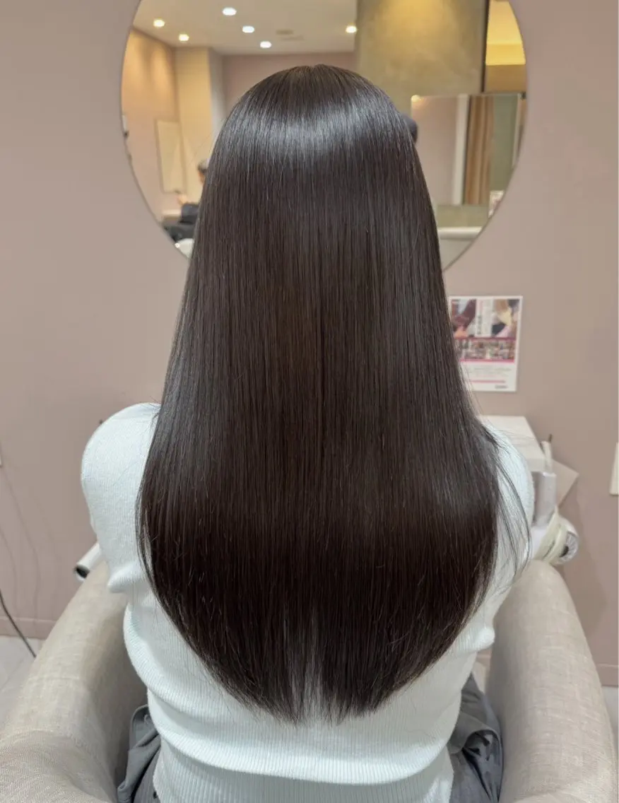 ロング カット 縮毛矯正 トリートメント 🌼縮毛矯正🌼 中野有騎🦕のヘアスタイル