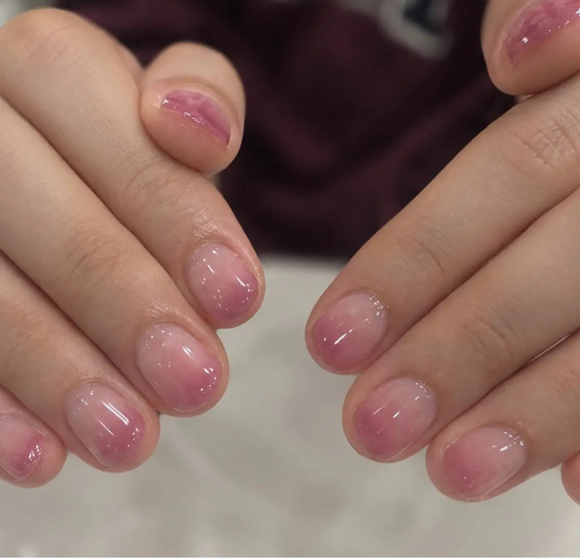 ネイル グラデーション ハンドネイル ちゅるちゅるnail 青葉台/ AOI🎀のネイルデザイン