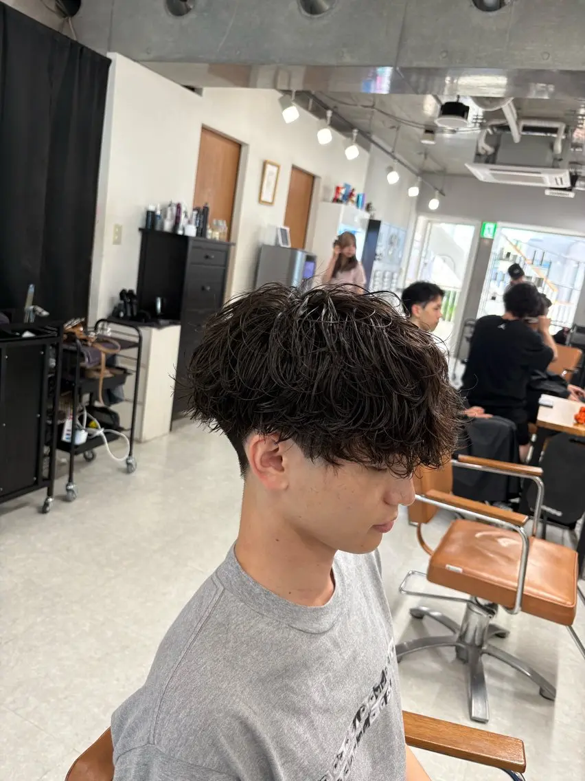 パーマ メンズ 下北沢メンズパーマ 特化園田　楓莉のヘアスタイル