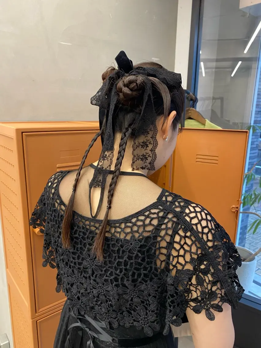 ロング ヘアアレンジ ヘアセット ヘアセット｜ 金山｜ｋａｎａのヘアスタイル