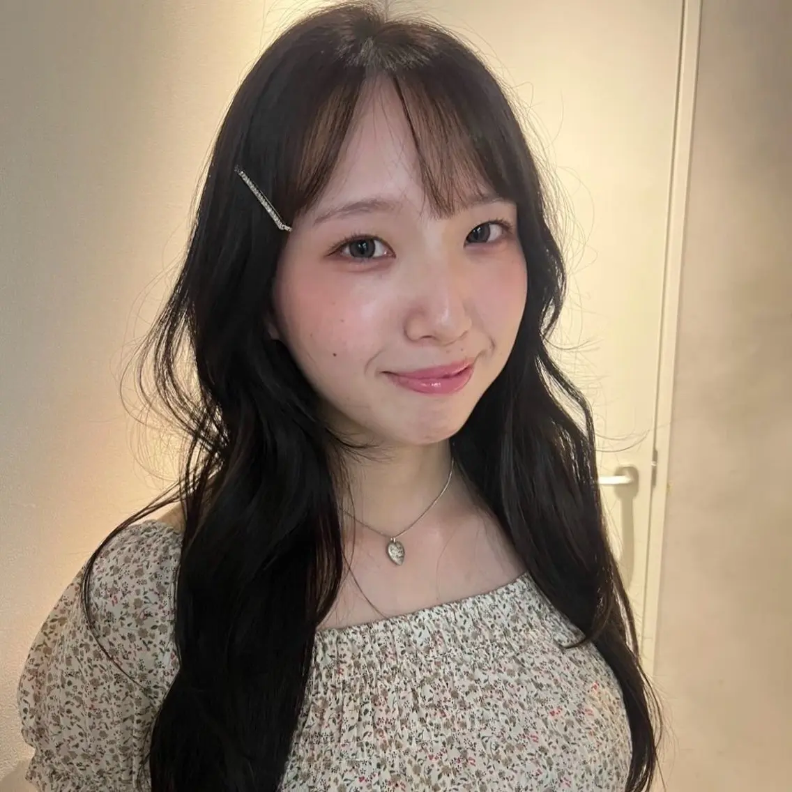 ロング ヘアカラー 艶カラー/韓国ヘア 池本心優のヘアスタイル