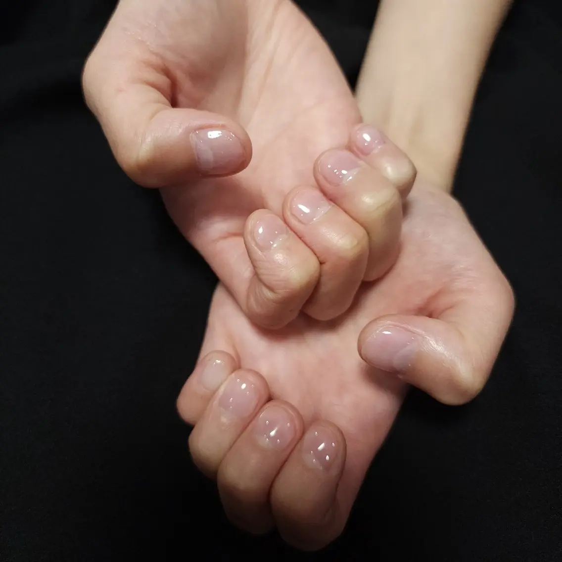 クリアネイル カラー無し【オフあり】の写真
