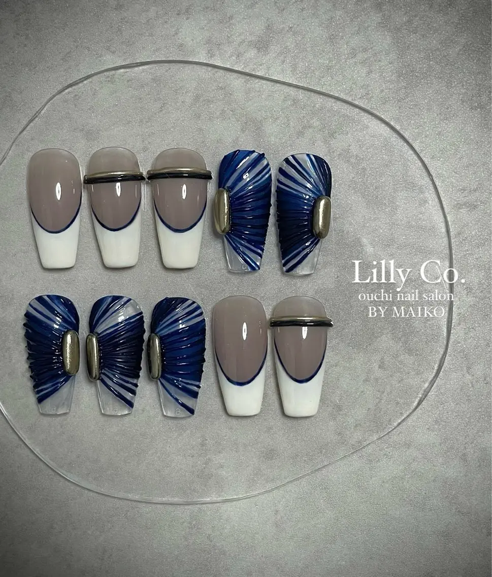 ネイル フレンチネイル ハンドネイル ハンドケア Lilly Co.のネイルデザイン