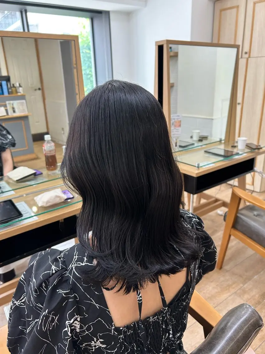 セミロング カラー モデル募集中 🌷nanaha🌷のヘアスタイル