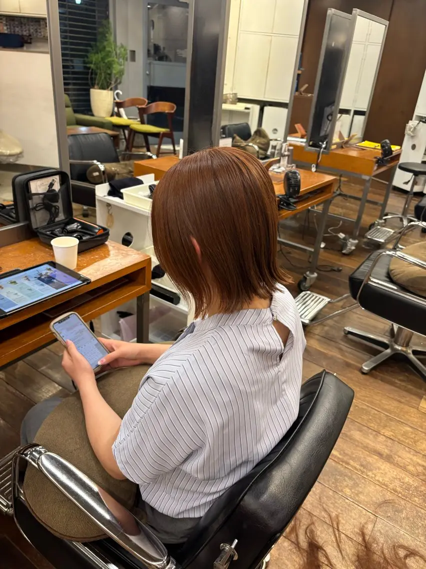 ミディアム 《恵比寿サロン》 ami🦋のヘアスタイル