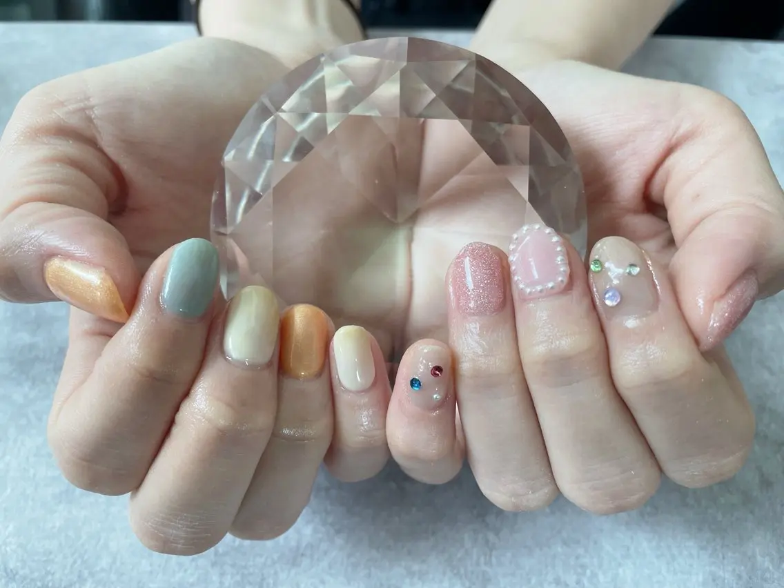 ネイル 持ち込み 【YUBIRE】 二上みつえのネイルデザイン
