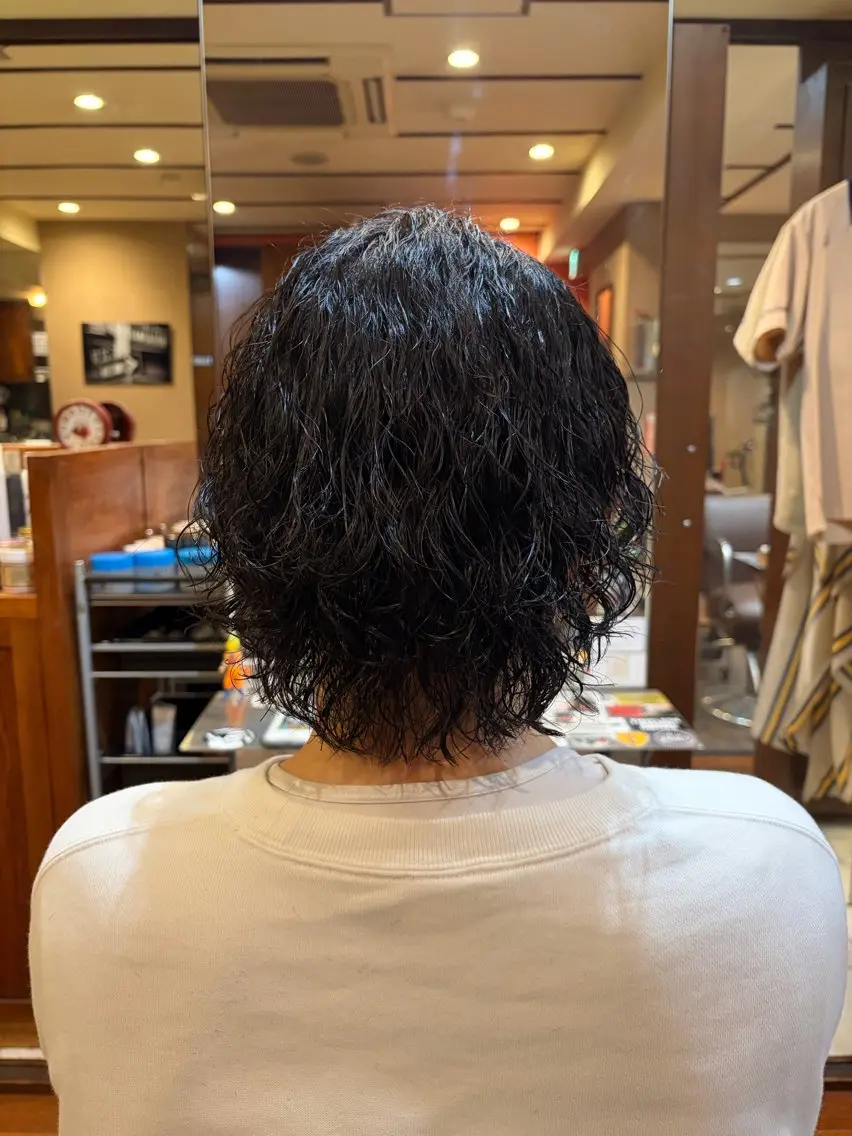 ミディアム カット パーマ 💈LGC💈 SANAのヘアスタイル