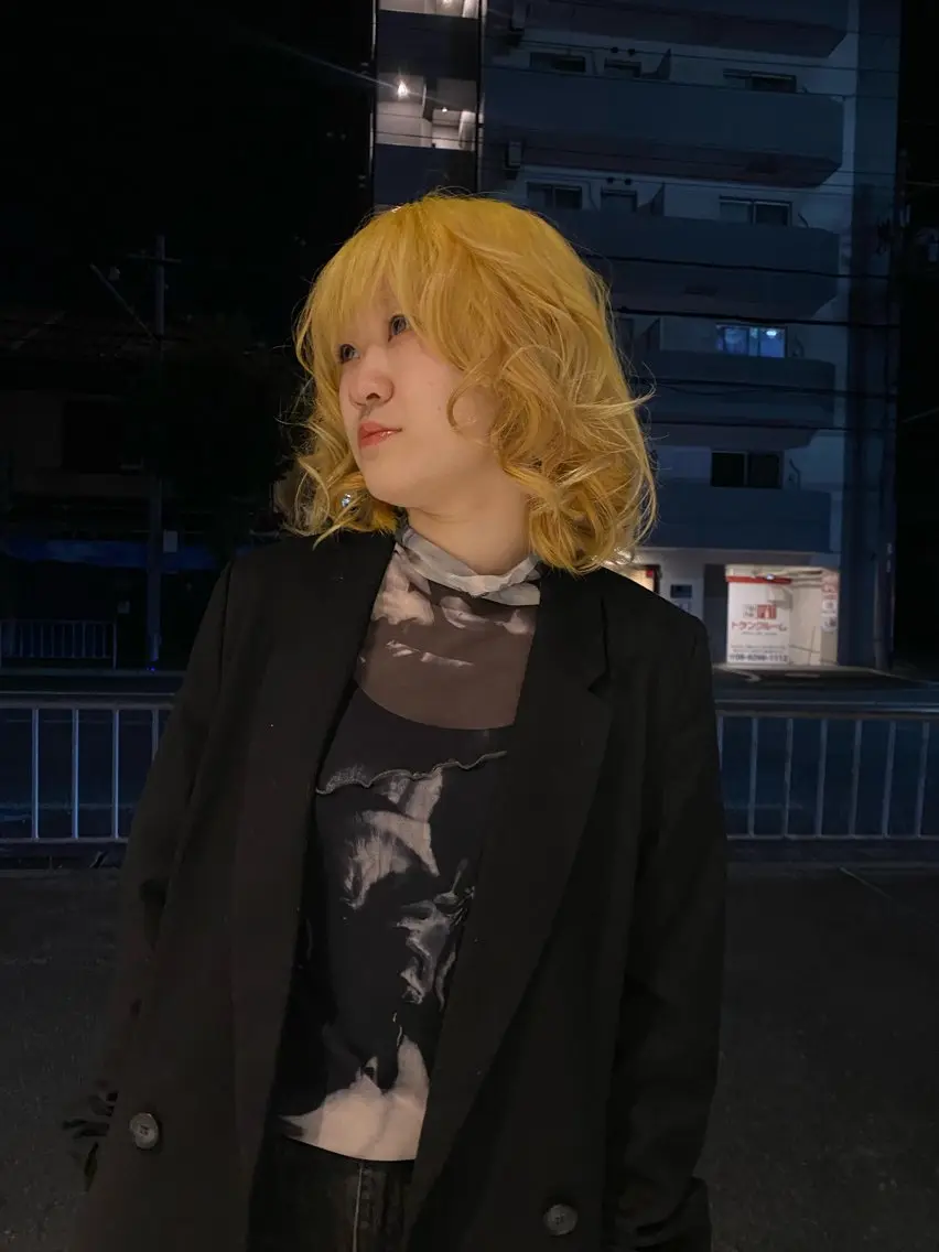 セミロング ヘアカラー レイヤーカット/ ダブルカラーサクライのヘアスタイル