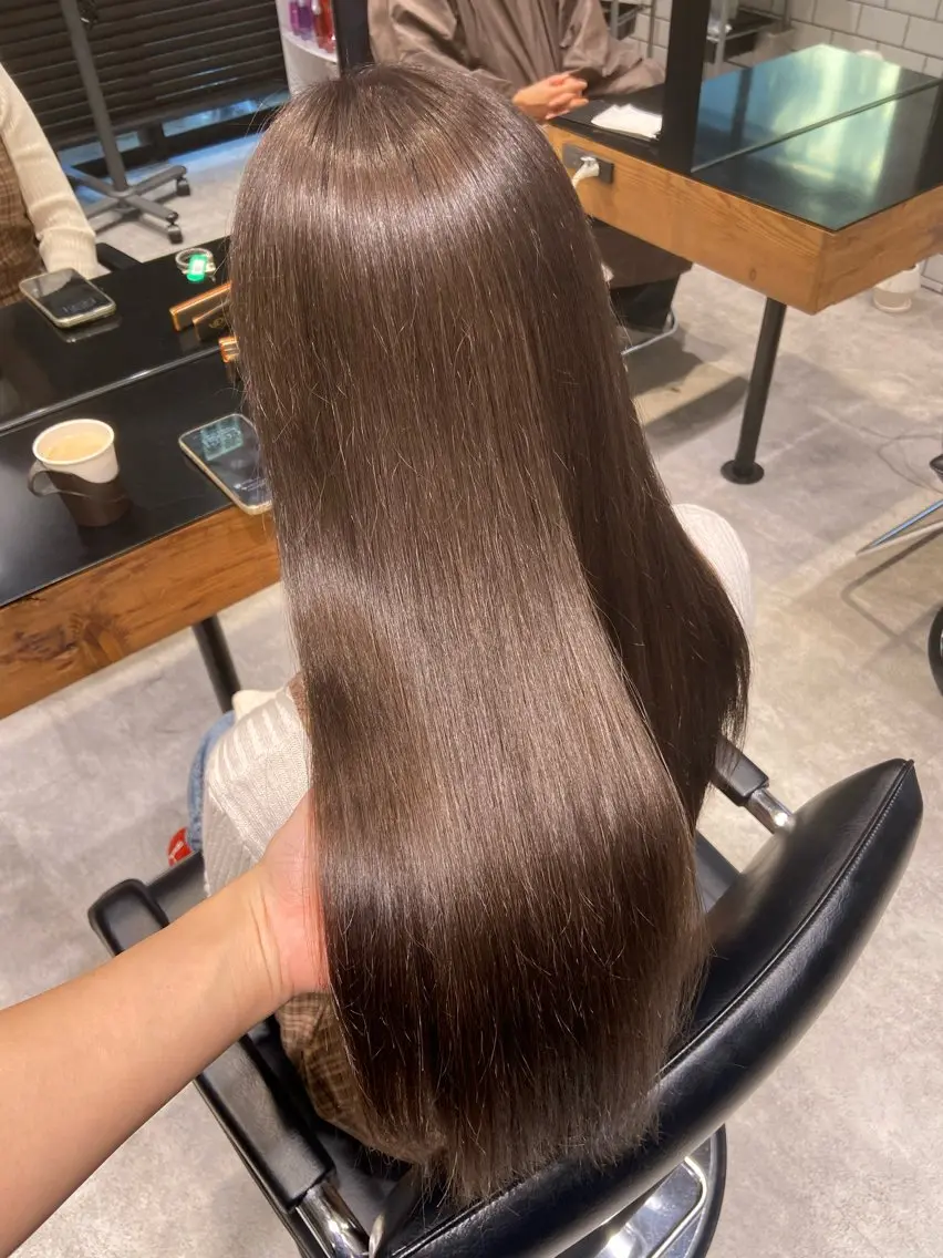 ロング カラー ブリーチ ブラウンカラー ヘアカラー カワイイ×上品艶ヘア / RITO🪽のヘアスタイル