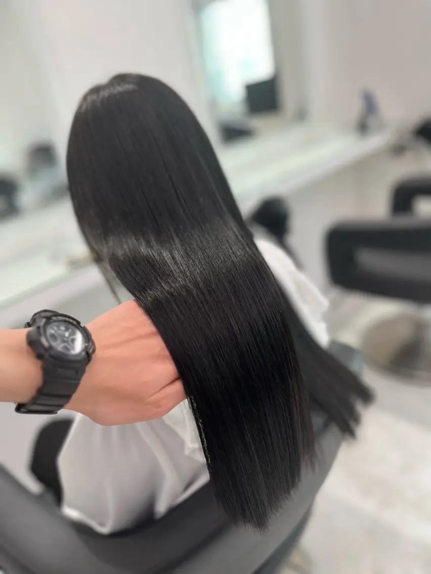 ロング カラー 黒髪 💖トレンド春夏 カラー💖FUTAのヘアスタイル