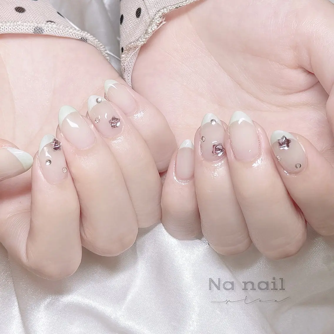 ネイル チークネイル フラッシュネイル フレンチネイル ジェルネイル グラデーション ハンドネイル ハンドケア CC Nail 高田馬場のネイルデザイン