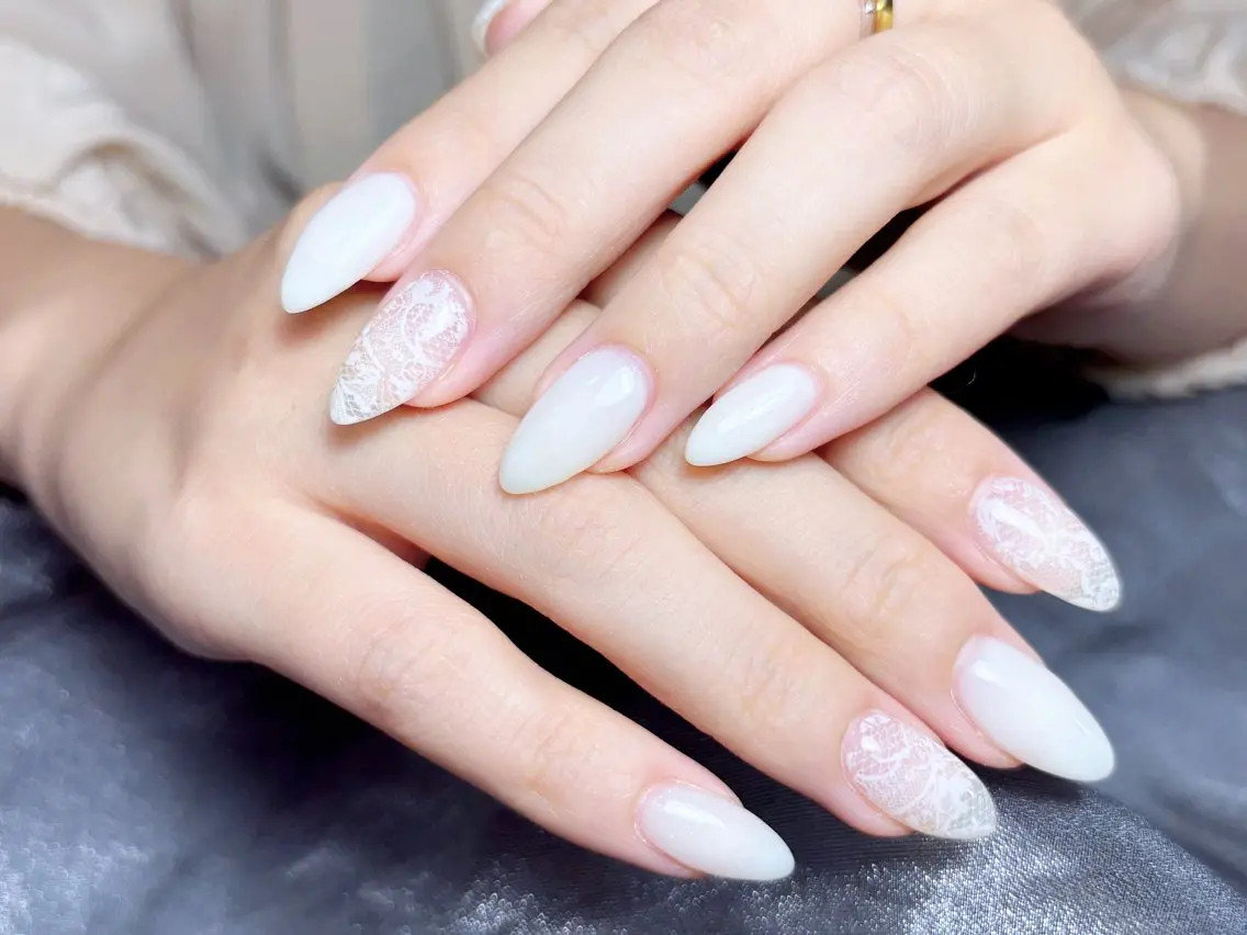 ネイル ハンドネイル H3 Nail Tsuki🦋💙のネイルデザイン