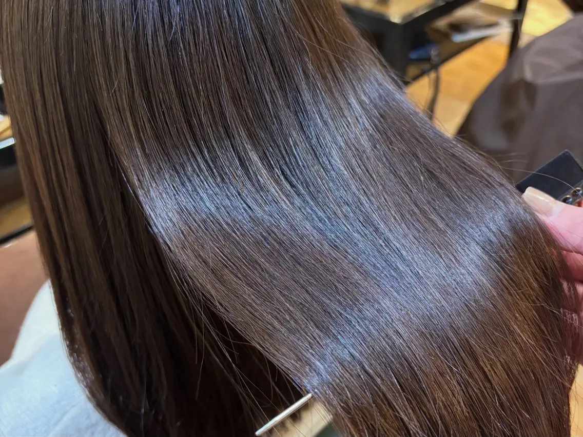 ロング カラー パーマ ロング ストレートパーマ 全世代通いやすい /Lumi/ルミのヘアスタイル