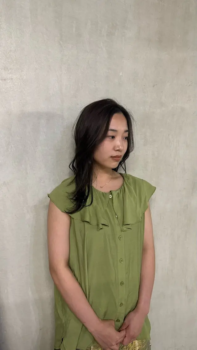 セミロング カラー rimi ／透明感カラーのヘアスタイル