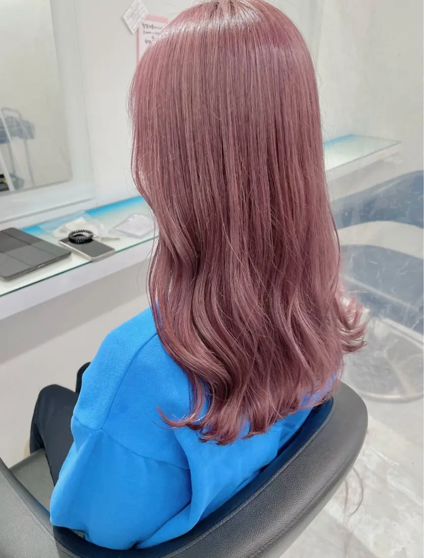 カラー ヘアカラー トリートメント 大人っぽ韓国🤍ブリ ーチ/mitsukiのヘアスタイル