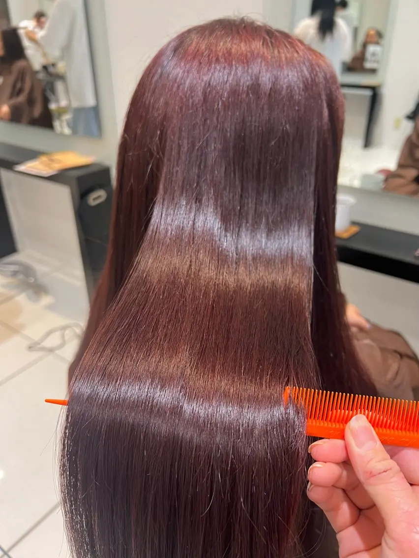 カラー ブラウンカラー ピンクカラー ヘアカラー ＊カラー・パーマ＊ 植松彩音のヘアスタイル