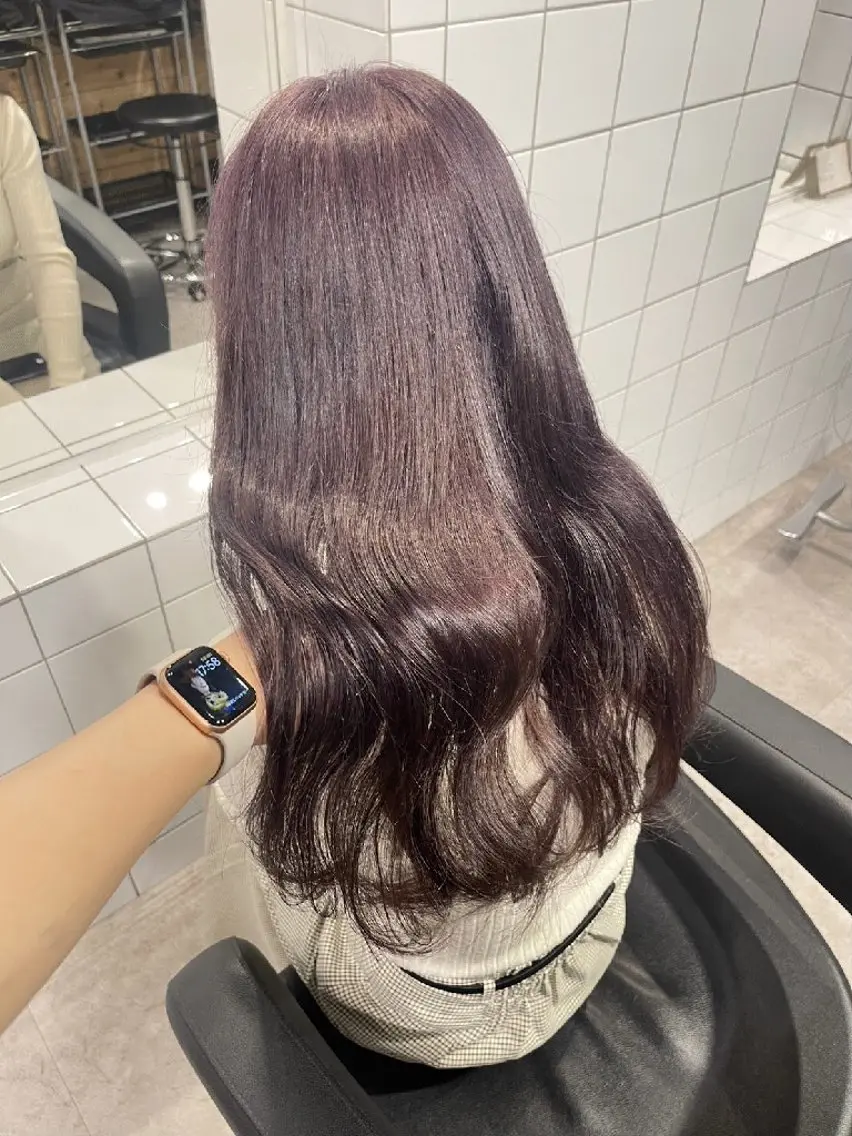 セミロング ヘアアレンジ カラー ヘアカラー トリートメント ヘッドスパ ヘアセット 公式PARADE💐 池袋💐のヘアスタイル