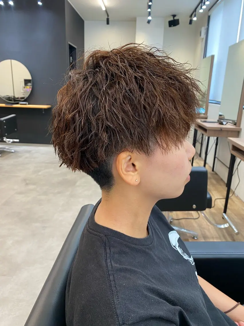 パーマ カット パーマ BLEACHi高崎店 /湯浅泳作のヘアスタイル