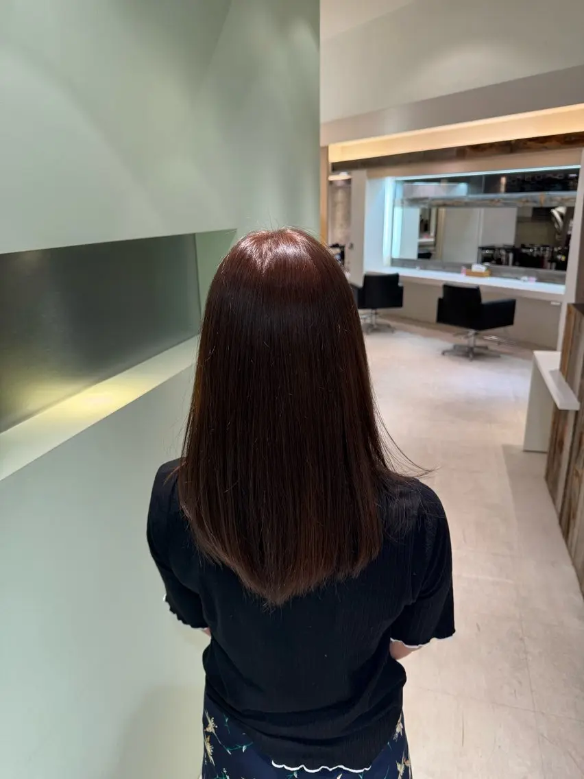 ミディアム トリートメント あおき りゅうせいのヘアスタイル