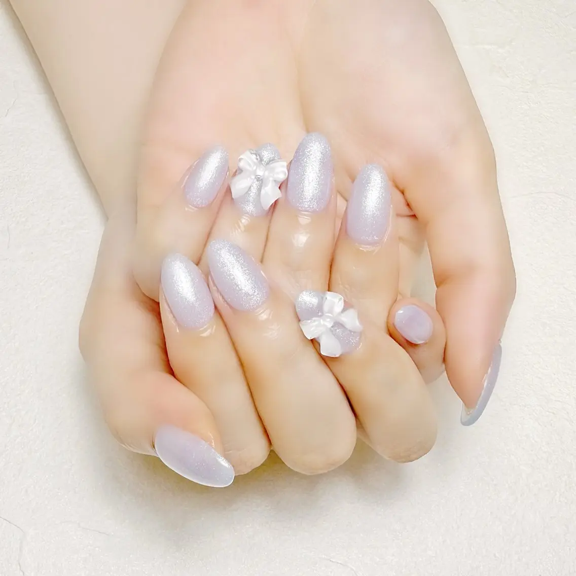 ネイル オフィスネイル リボン rouse nail RISATOのネイルデザイン