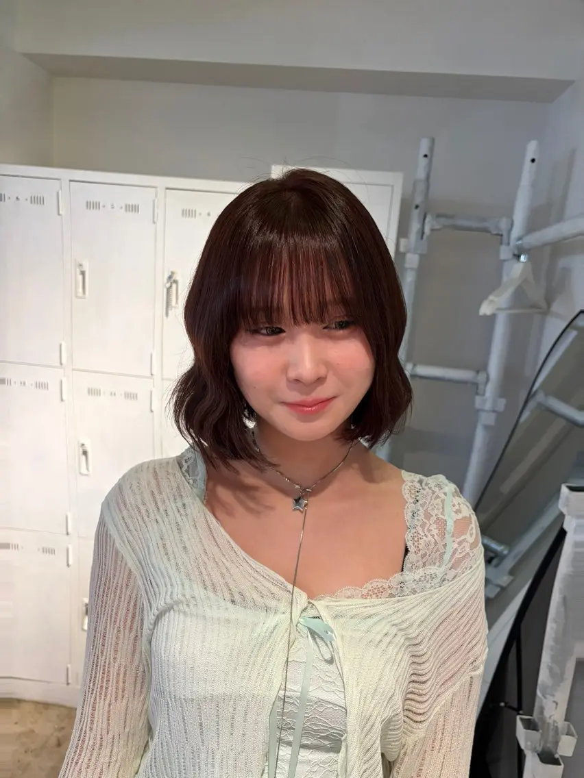 カラー ヘアカラー トリートメント ワンカラー🌙.* 艶カラー/NeNeのヘアスタイル