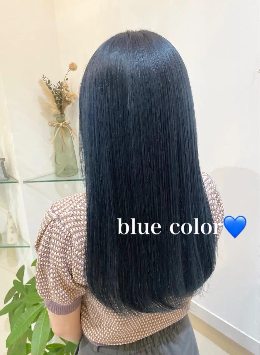 ロング カラー ヘアカラー トリートメント 髪質改善カラー🤍 エクステ✨君島由実子のヘアスタイル