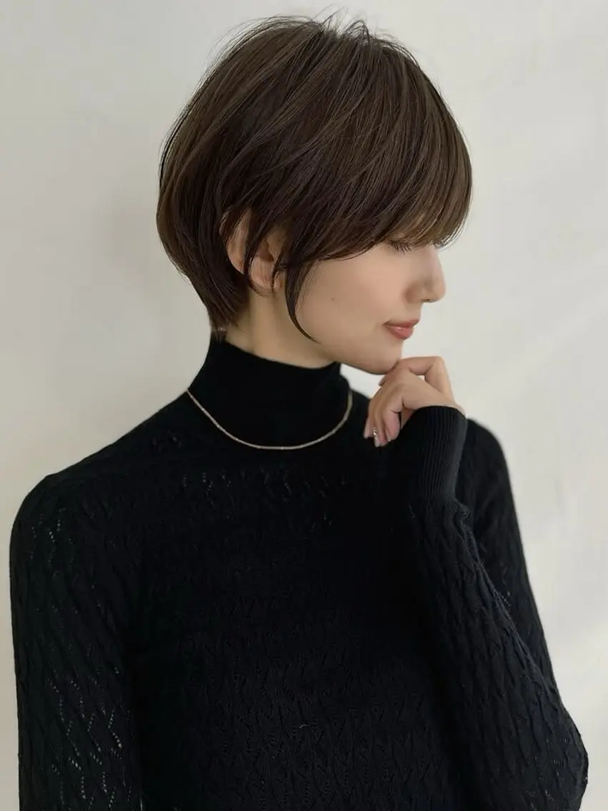 ショート 髪質改善 似合わせカット ショートヘア トリートメント 美顔形成｜レイヤー ｜青山のヘアスタイル