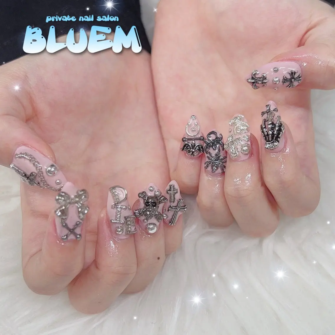 ネイル ハンドネイル BLUEM なな🐶のネイルデザイン