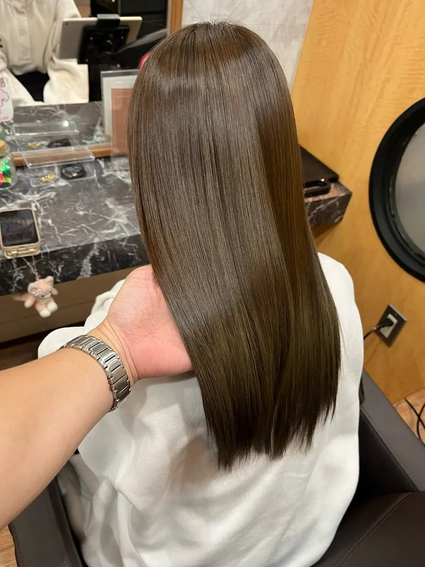 ロング トリートメント 坂谷 BUCKS/縮毛矯正のヘアスタイル