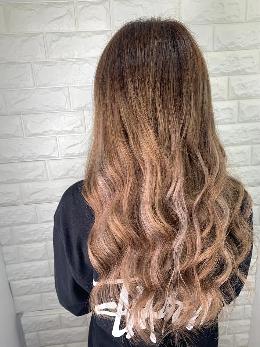 ロング カラー ボブ エクステ ロング エクステ 原宿プルエクステ 🎀NENE🎀のヘアスタイル
