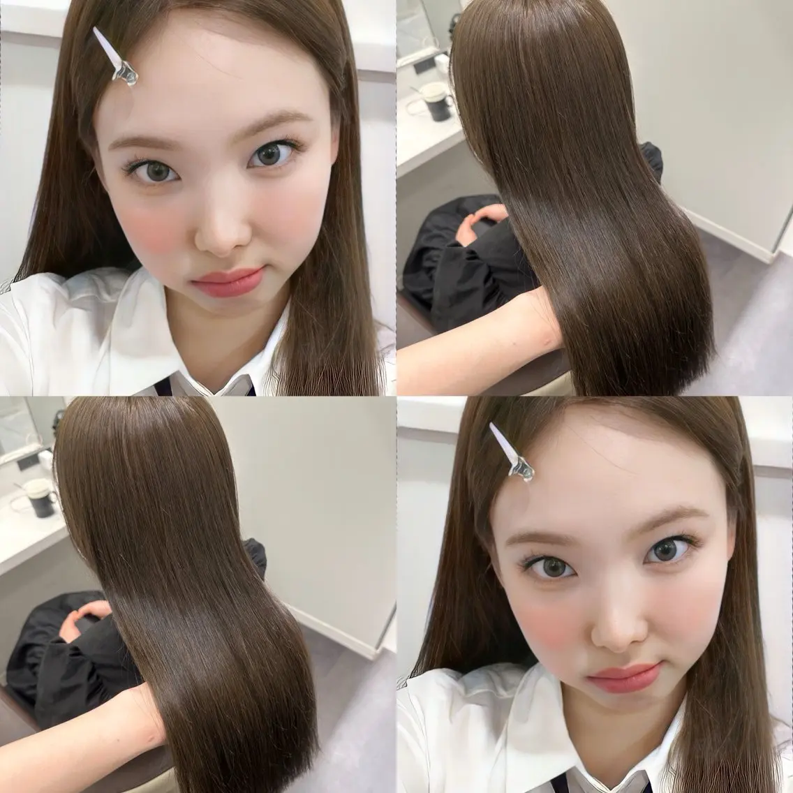 ロング カラー ヘアアレンジ キッズ カット ヘアカラー レイヤー/ダブル カラー/YURINAのヘアスタイル