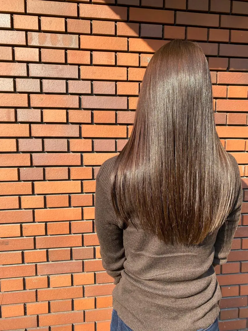 カット+前髪縮毛矯正or前髪ストレートパーマ+トリートメント+極潤コラーゲンの写真