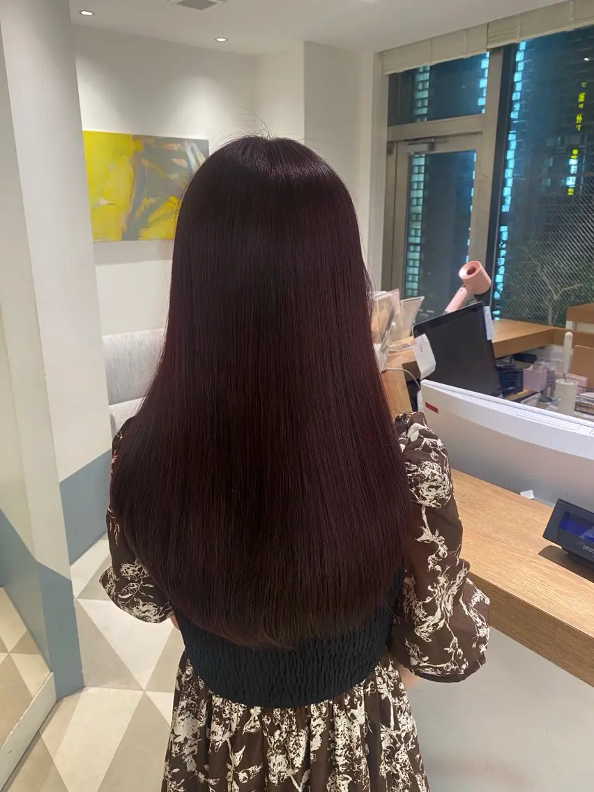 【ブリーチなし✨️】ワンカラー＋3stepトリートメント🫧の写真