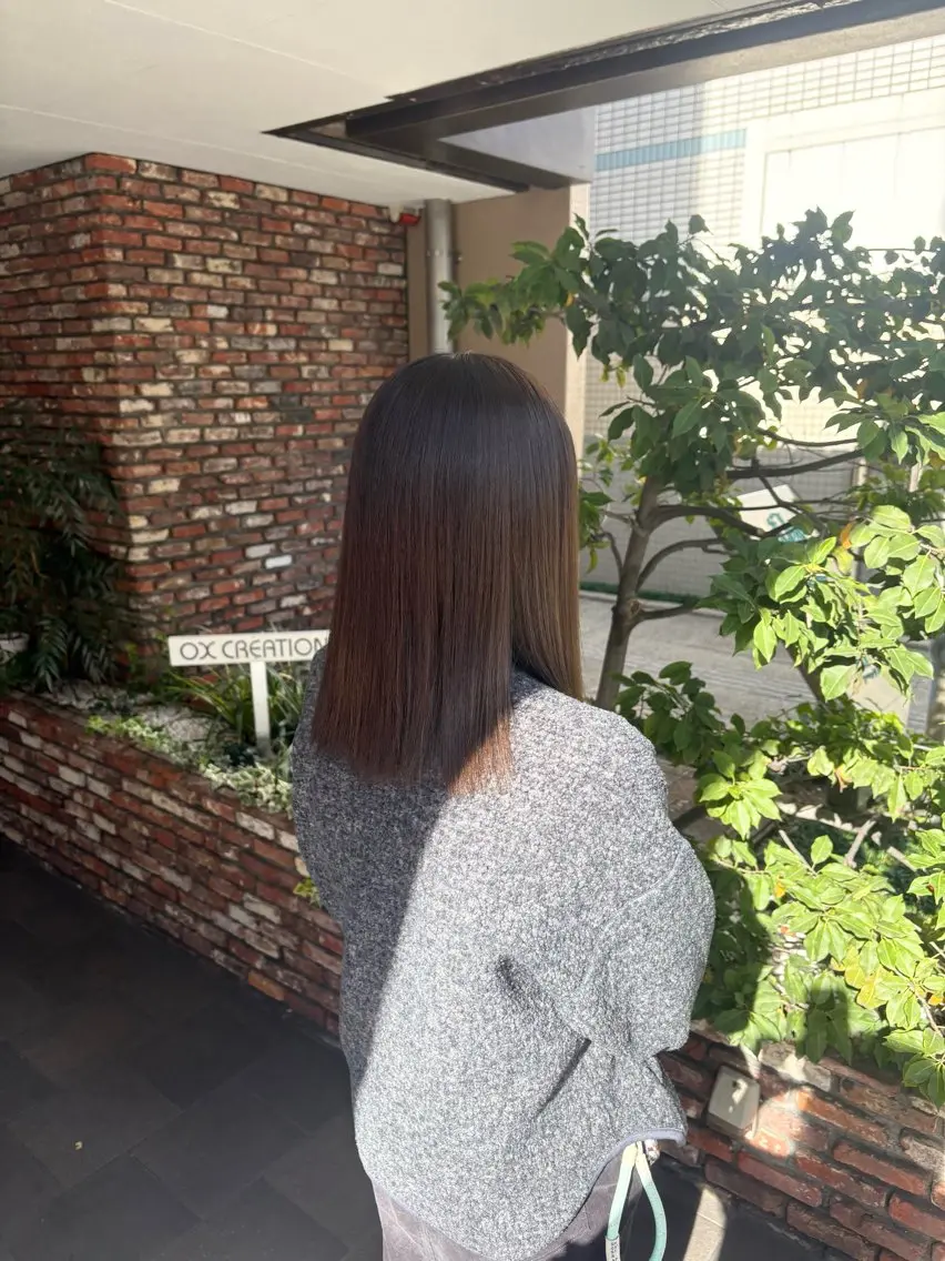 白髪ぼかしcolor  (ハイライト込)の写真