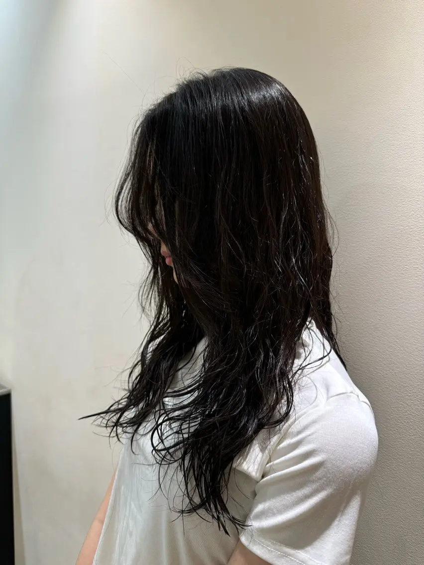 ロング パーマ 大庫 桜のヘアスタイル