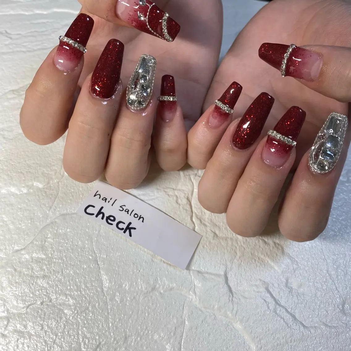 ネイル アートネイル ニュアンスネイル スカルプネイル 春ネイル 夏ネイル ハンドネイル ーCHECKー ちあきのネイルデザイン