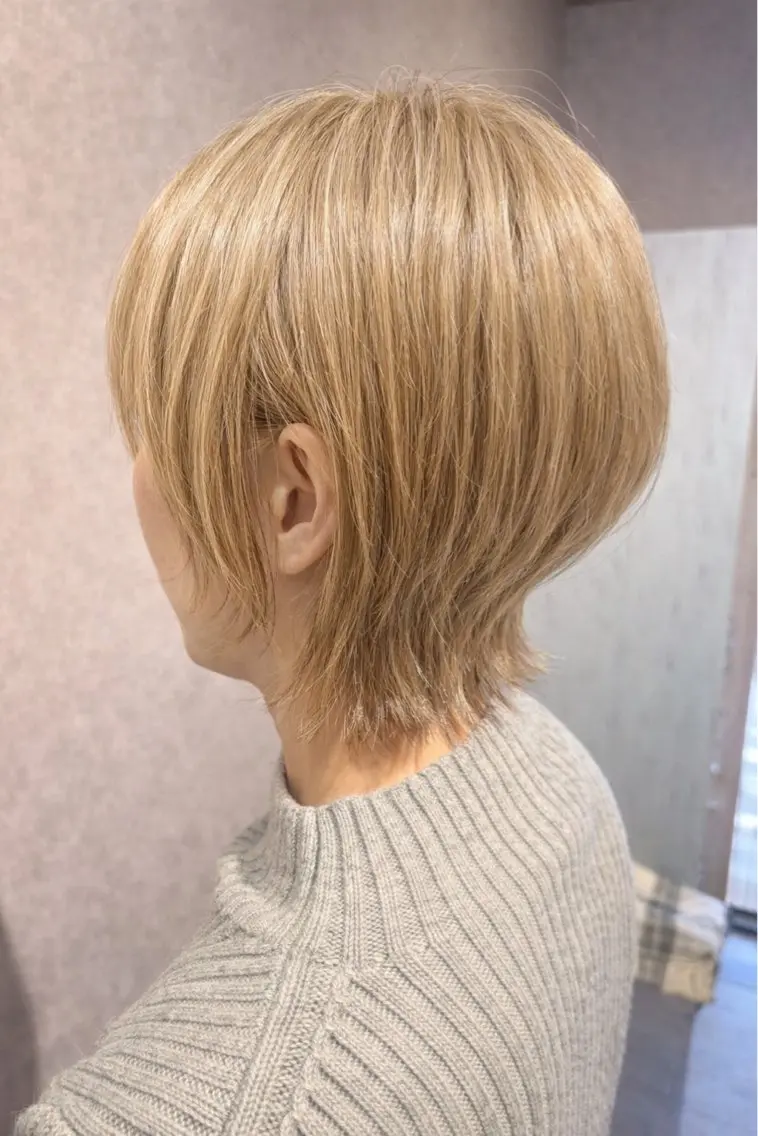 ショート カラー くびれヘア ショートヘア ウルフカット カット ヘアカラー トリートメント カワクボ ハルキのその他イメージ