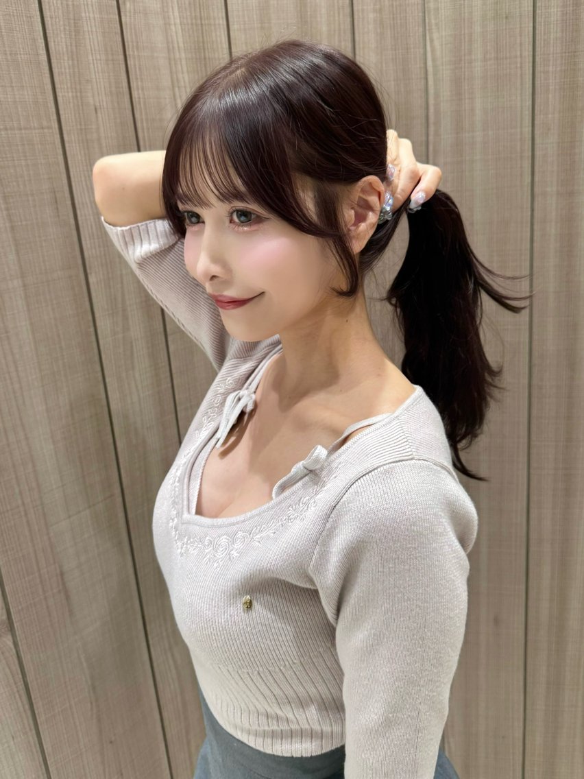 ロング カラー カット トリートメント 上品ヘア🤍顔周り/ 前髪カット/林遼一郎のヘアスタイル