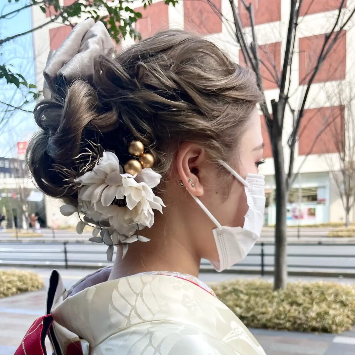ヘアアレンジ 成人式 HIQU ROOM 💫yuka.のヘアスタイル