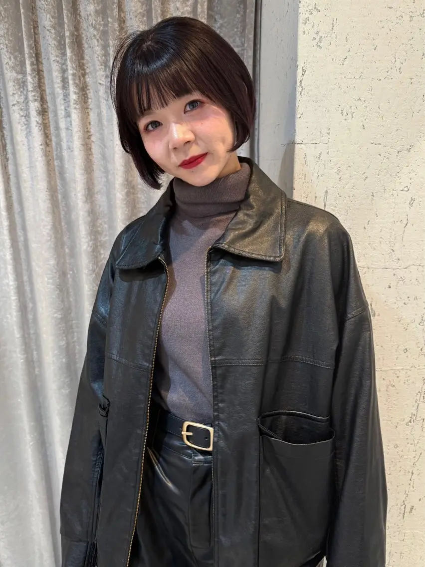 ショート カラー パーマ カット ヘアカラー 縮毛矯正 トリートメント mai / linoah˚✧のヘアスタイル