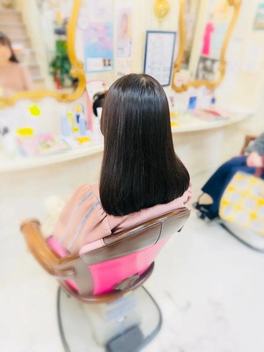 ミディアム 学生 カット 菅沼 美咲のヘアスタイル