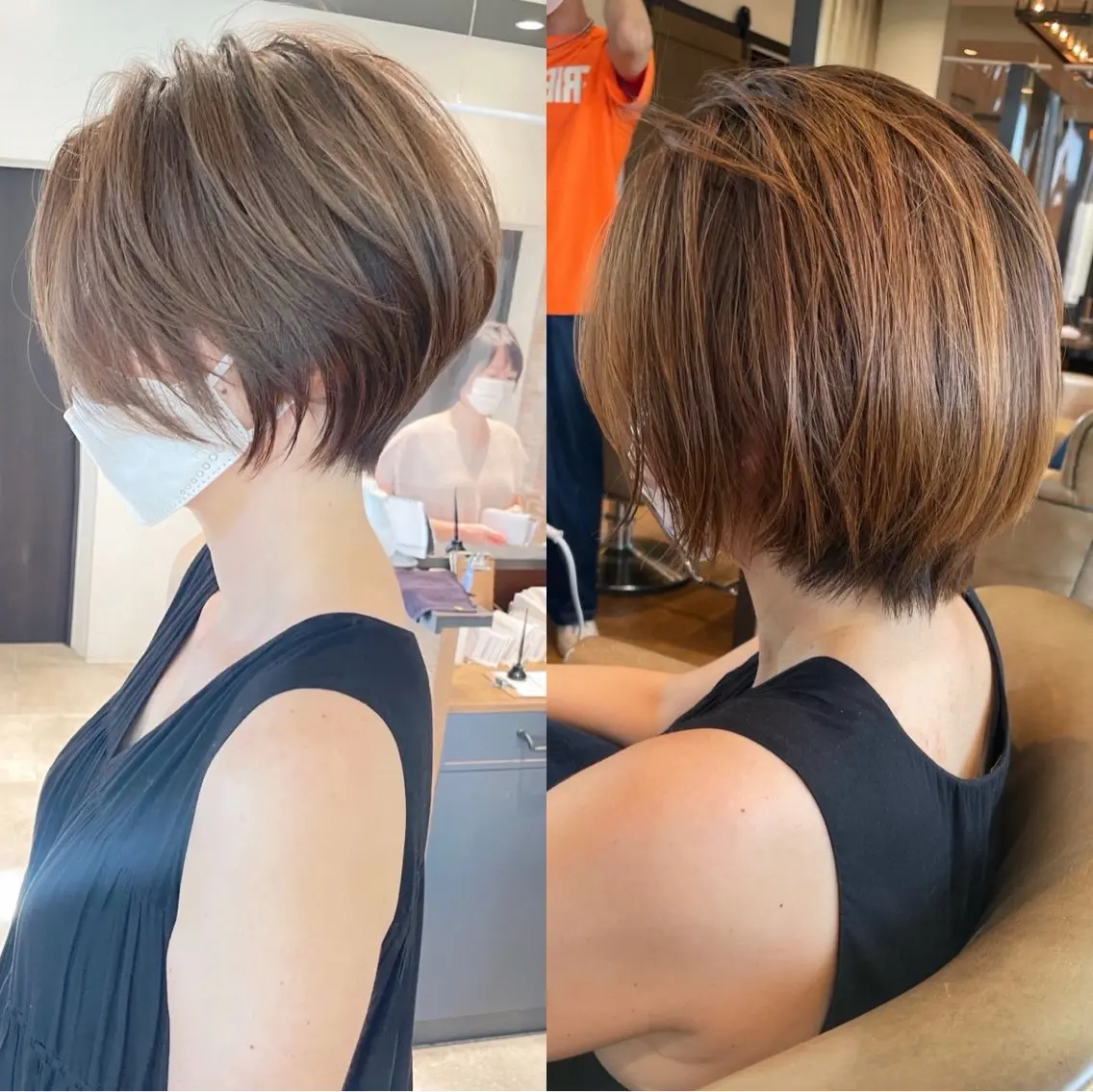 ショート カラー カット ヘアカラー トリートメント 🌼安野祥華 銀座大人ショート🌼のヘアスタイル