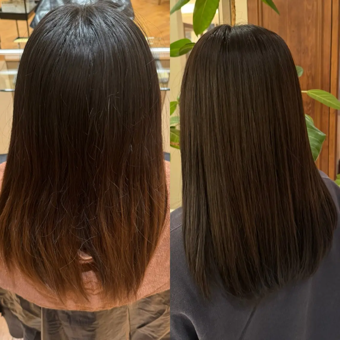 カラー アッシュ アッシュブラウン ブラウンカラー オレンジ ヘアカラー 北島 菜々美のヘアスタイル