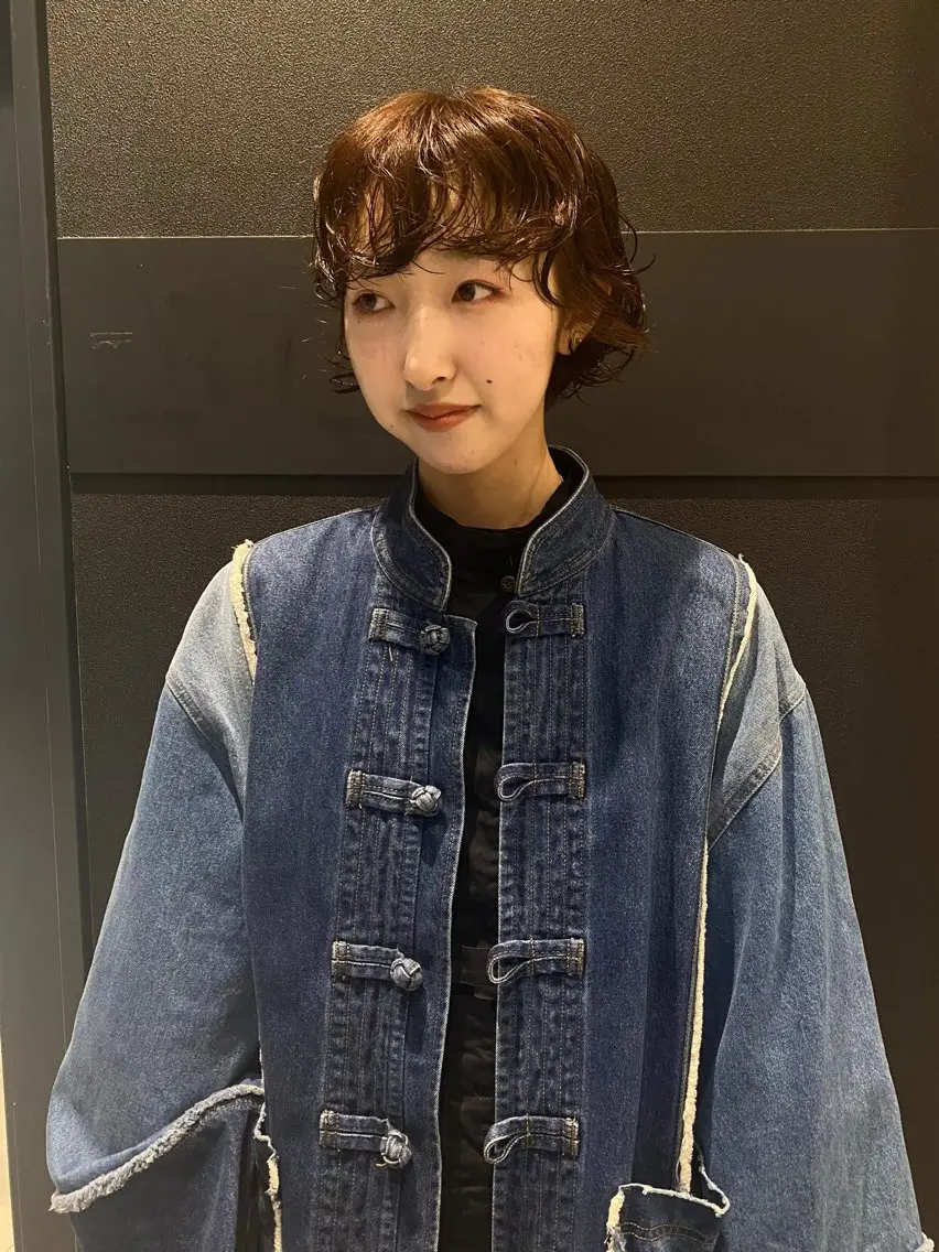ショート カラー パーマ カット パーマ mai / linoah˚✧のヘアスタイル