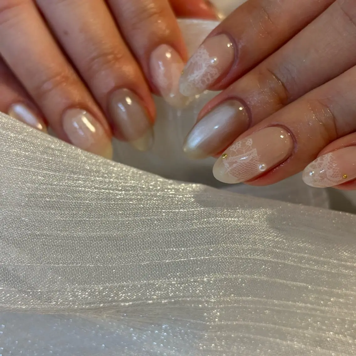 ネイル レース ハンドネイル Lélia nailのネイルデザイン