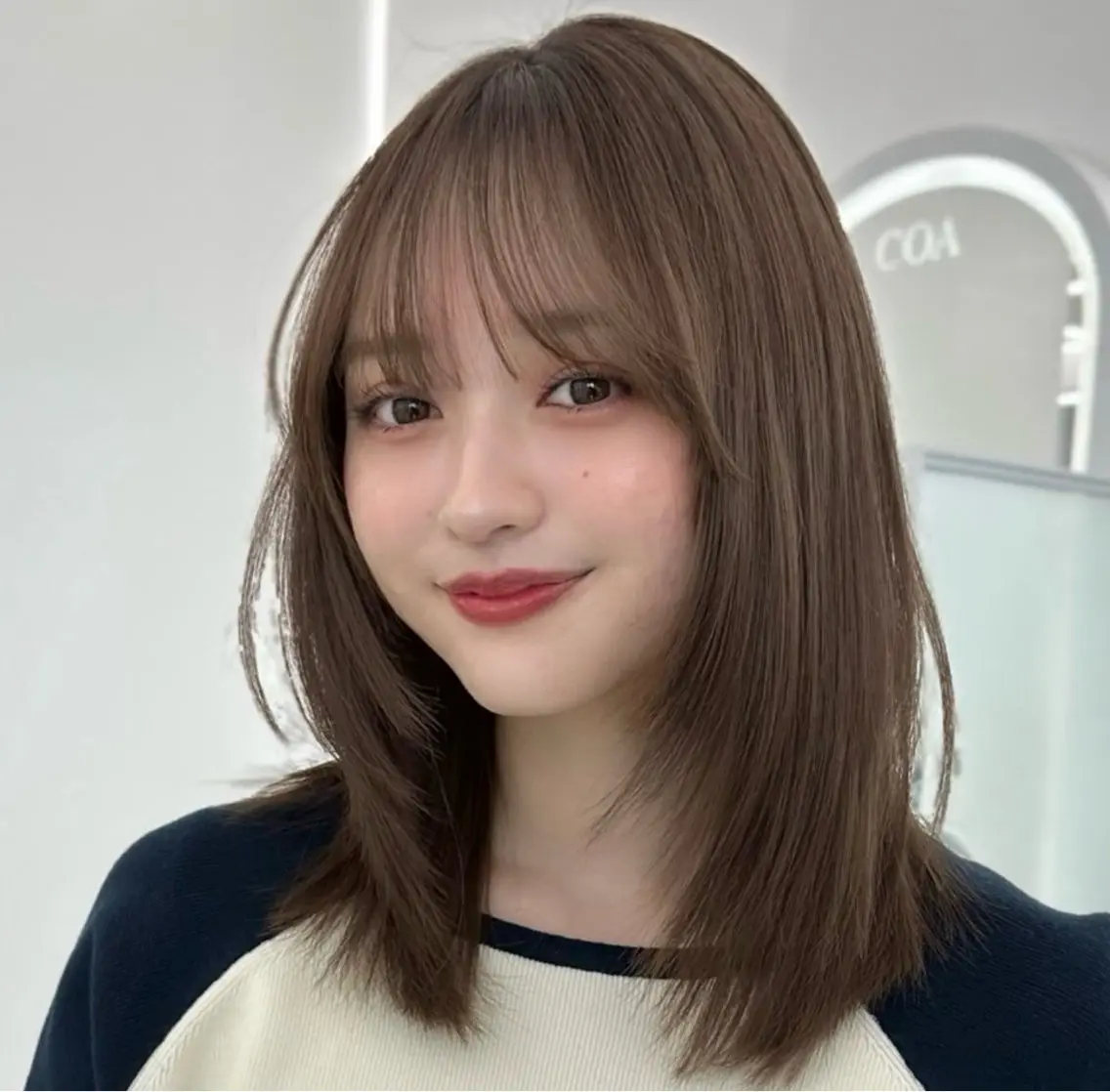 ミディアム トリートメント ミディアム特化 COA 日向のヘアスタイル