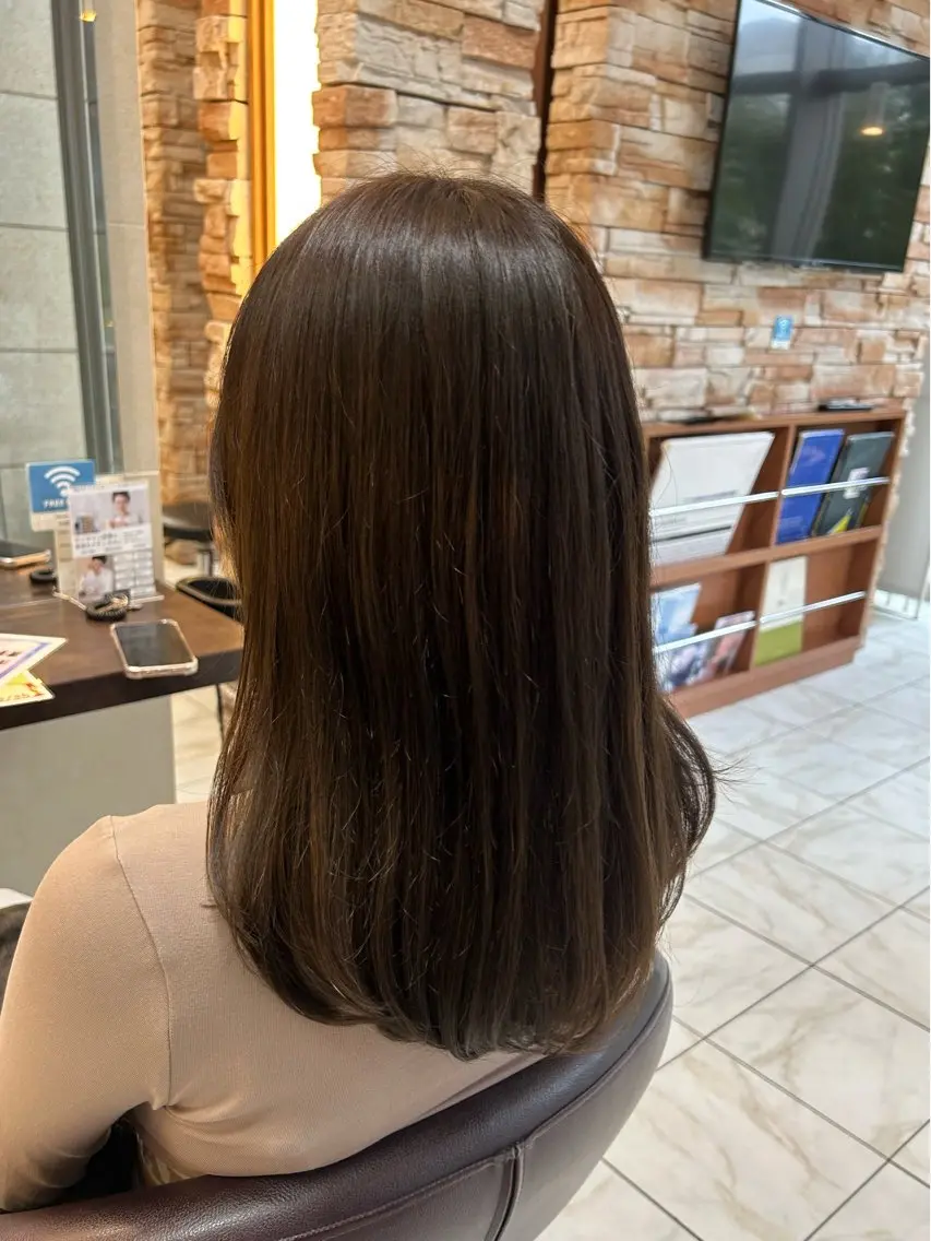 ミディアム 🧸HARUNA 艶髪✨透明感🫧のヘアスタイル